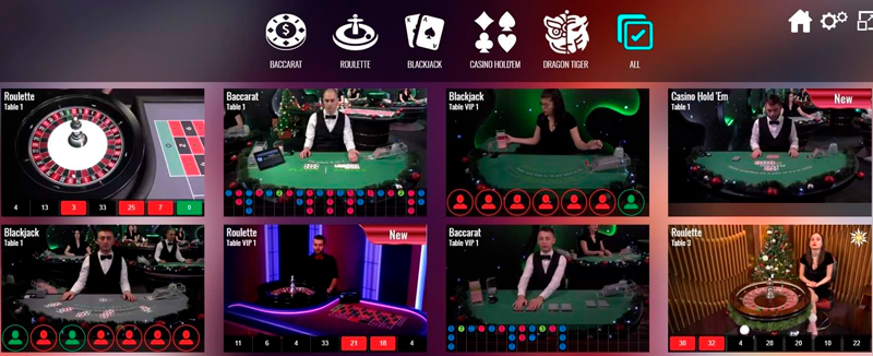 Лайв казино