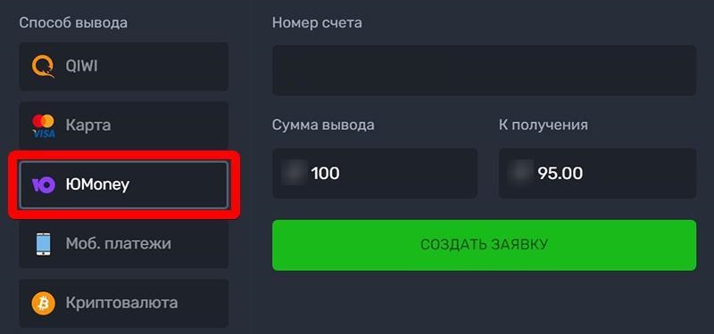 Вывод средств