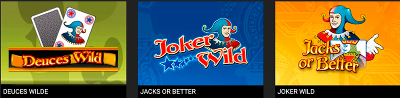 В казино всего три видеопокера