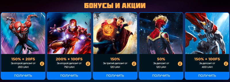 Депозитные бонусы