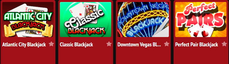 Представленные версии блэкджека