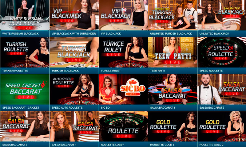 Игры с живыми дилерами