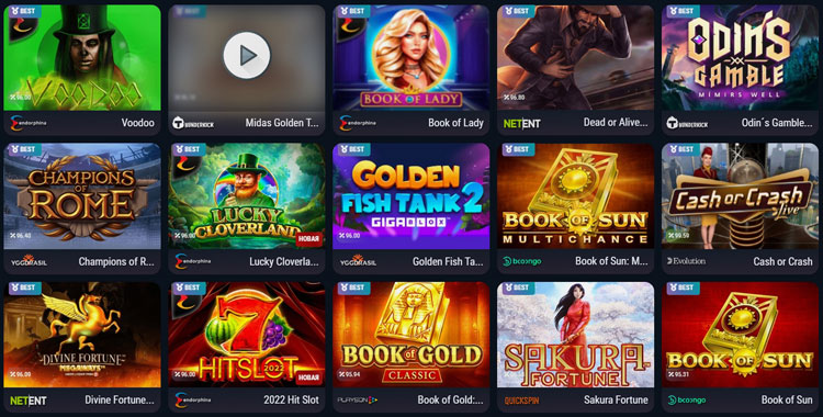 Каталог игр